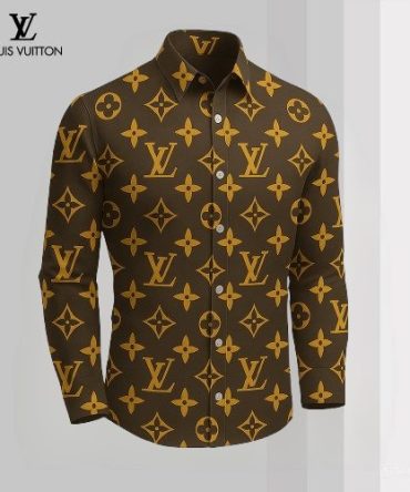 Louis Vuitton Lv Long Sleeve Button Shirt 2025 Lx-Smlv2025064