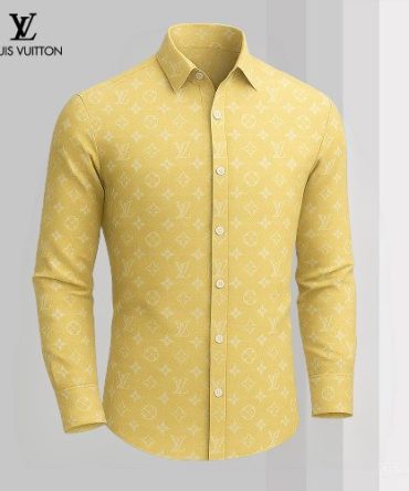 Louis Vuitton Lv Long Sleeve Button Shirt 2025 Lx-Smlv2025065