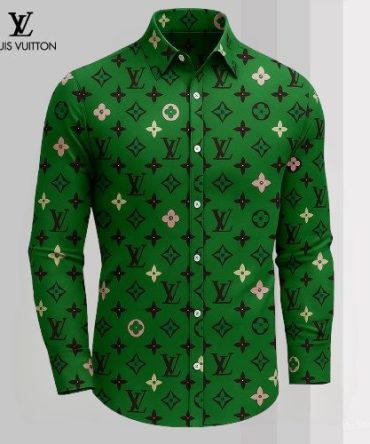 Louis Vuitton Lv Long Sleeve Button Shirt 2025 Lx-Smlv2025067