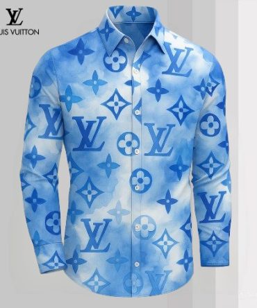 Louis Vuitton Lv Long Sleeve Button Shirt 2025 Lx-Smlv2025068