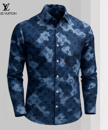 Louis Vuitton Lv Long Sleeve Button Shirt 2025 Lx-Smlv2025069