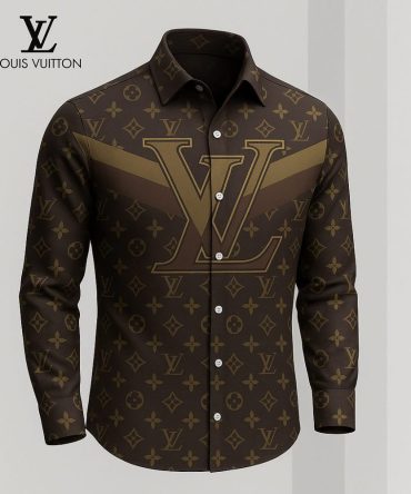 Louis Vuitton Lv Long Sleeve Button Shirt 2025 Lx-Smlv202507