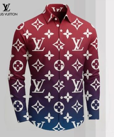 Louis Vuitton Lv Long Sleeve Button Shirt 2025 Lx-Smlv2025071