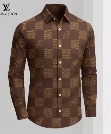 Louis Vuitton Lv Long Sleeve Button Shirt 2025 Lx-Smlv2025072