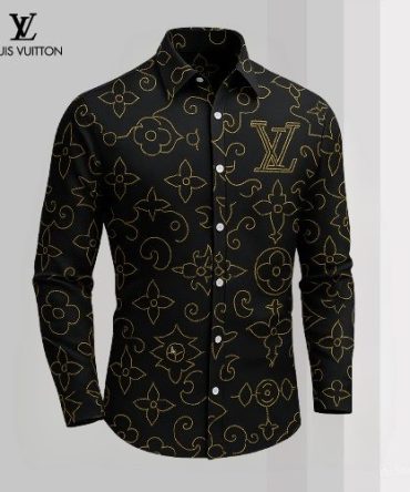 Louis Vuitton Lv Long Sleeve Button Shirt 2025 Lx-Smlv2025073