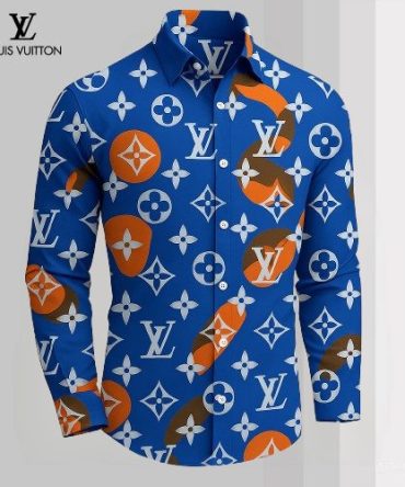 Louis Vuitton Lv Long Sleeve Button Shirt 2025 Lx-Smlv2025081