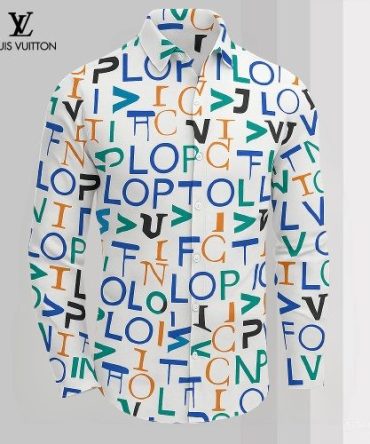 Louis Vuitton Lv Long Sleeve Button Shirt 2025 Lx-Smlv2025083