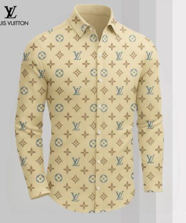 Louis Vuitton Lv Long Sleeve Button Shirt 2025 Lx-Smlv2025084
