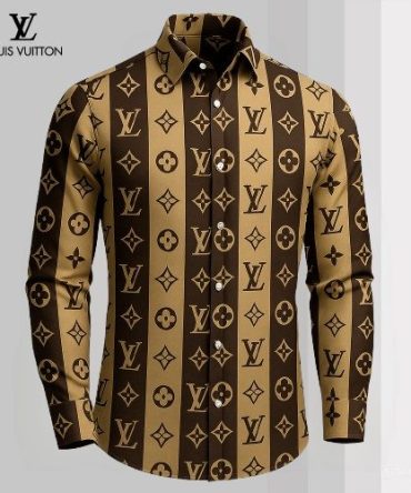 Louis Vuitton Lv Long Sleeve Button Shirt 2025 Lx-Smlv2025085