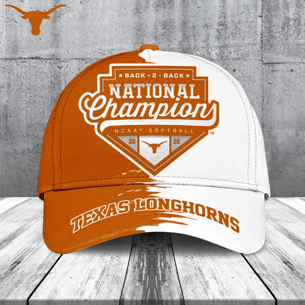 Texas Longhorns Ncaa Women Softball Champions 2026 Classic Cap