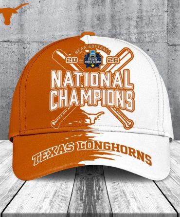 Texas Longhorns Ncaa Women Softball Champions 2026 Classic Cap