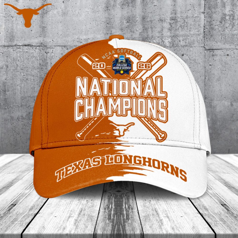 Texas Longhorns Ncaa Women Softball Champions 2026 Classic Cap