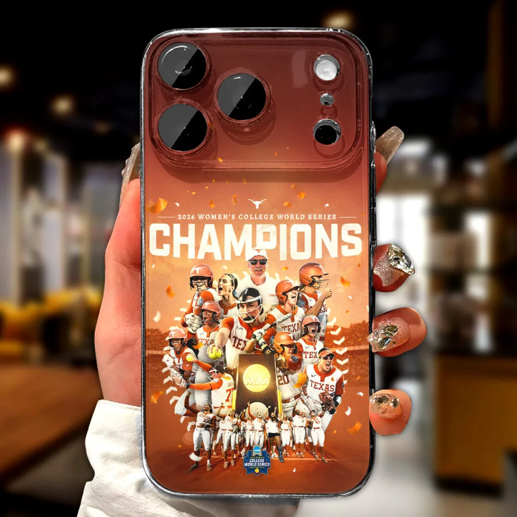 Texas Longhorns Ncaa Women Softball Champions 2026 Phone Case