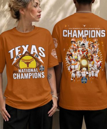 Texas Longhorns 2026 Ncaa Women Softball Champions 3D Apparel