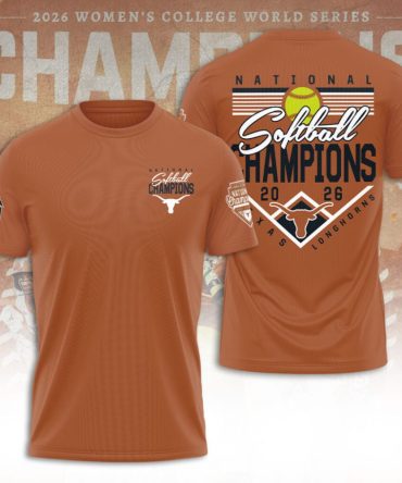 Texas Longhorns Ncaa Women Softball Champions 2026 3D Apparel