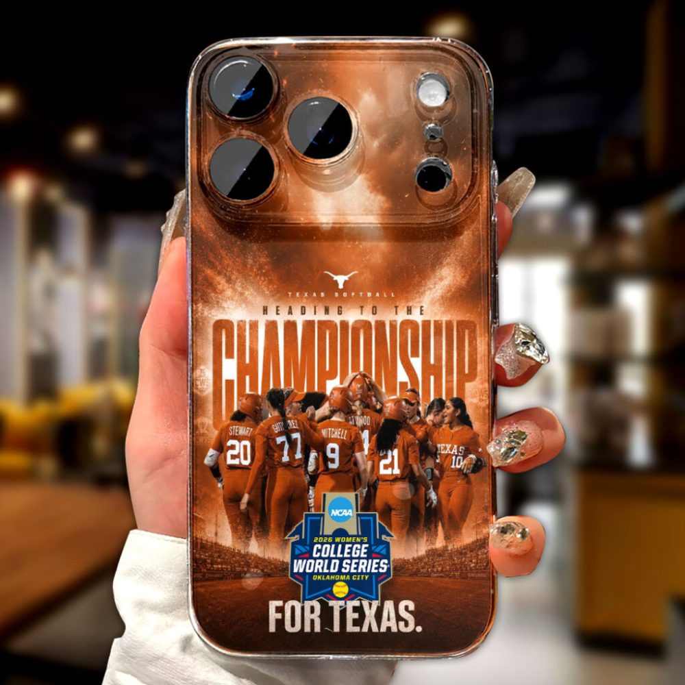 Texas Longhorns Ncaa Women Softball Champions 2026 Phone Case