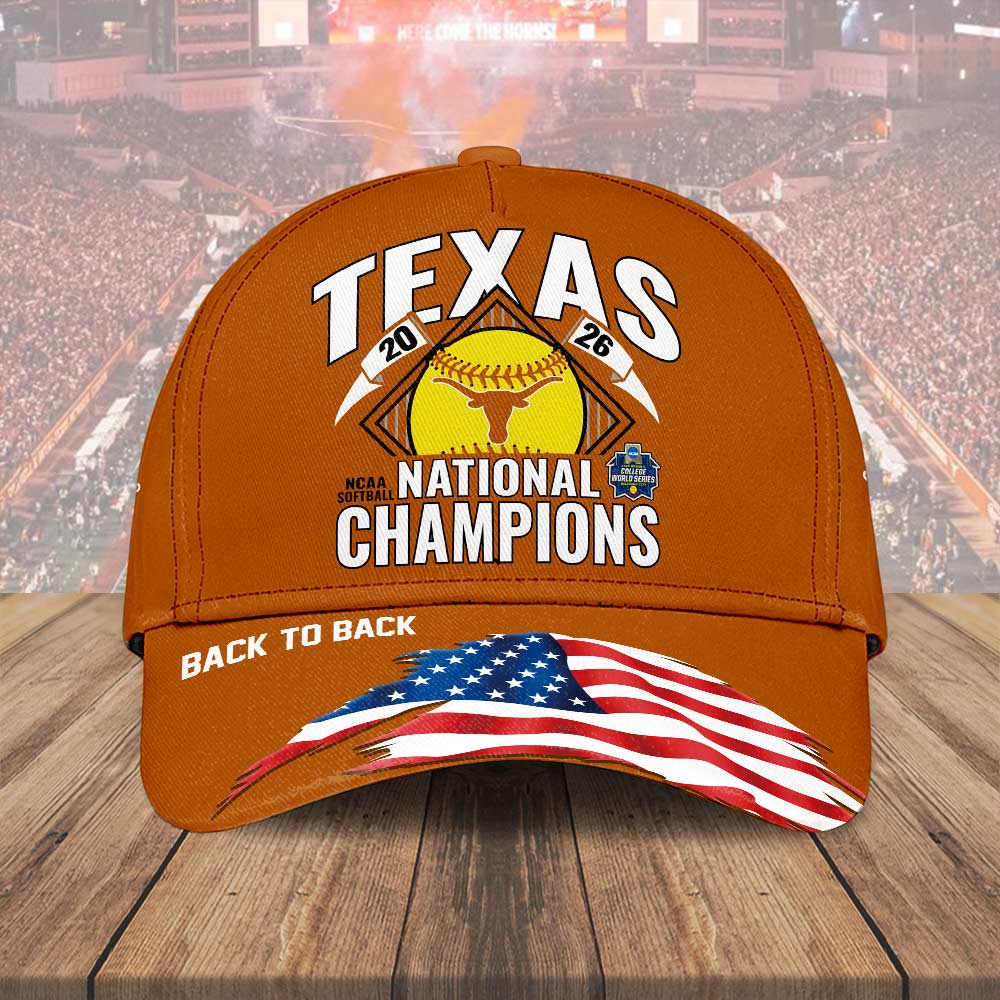 Texas Longhorns 2026 Ncaa Women Softball Champions Classic Cap