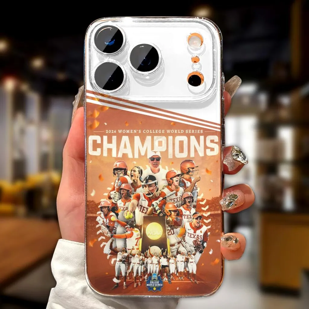 Texas Longhorns 2026 Ncaa Women Softball Champions Phone Case