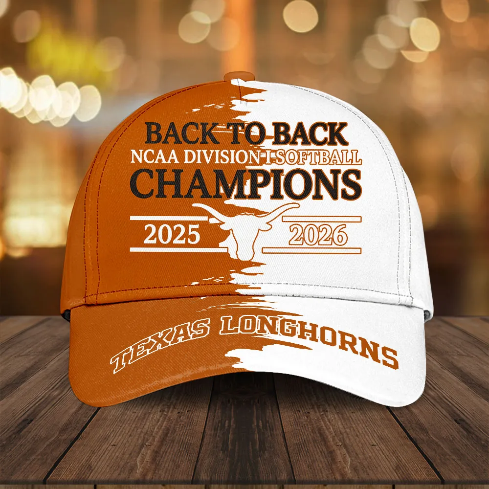 Texas Longhorns Ncaa Women Softball Champions 2026 Classic Cap