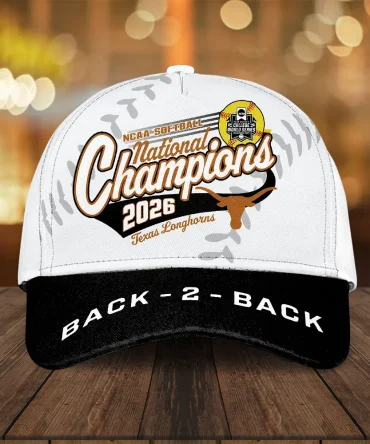 Texas Longhorns Ncaa Women Softball Champions 2026 Classic Cap
