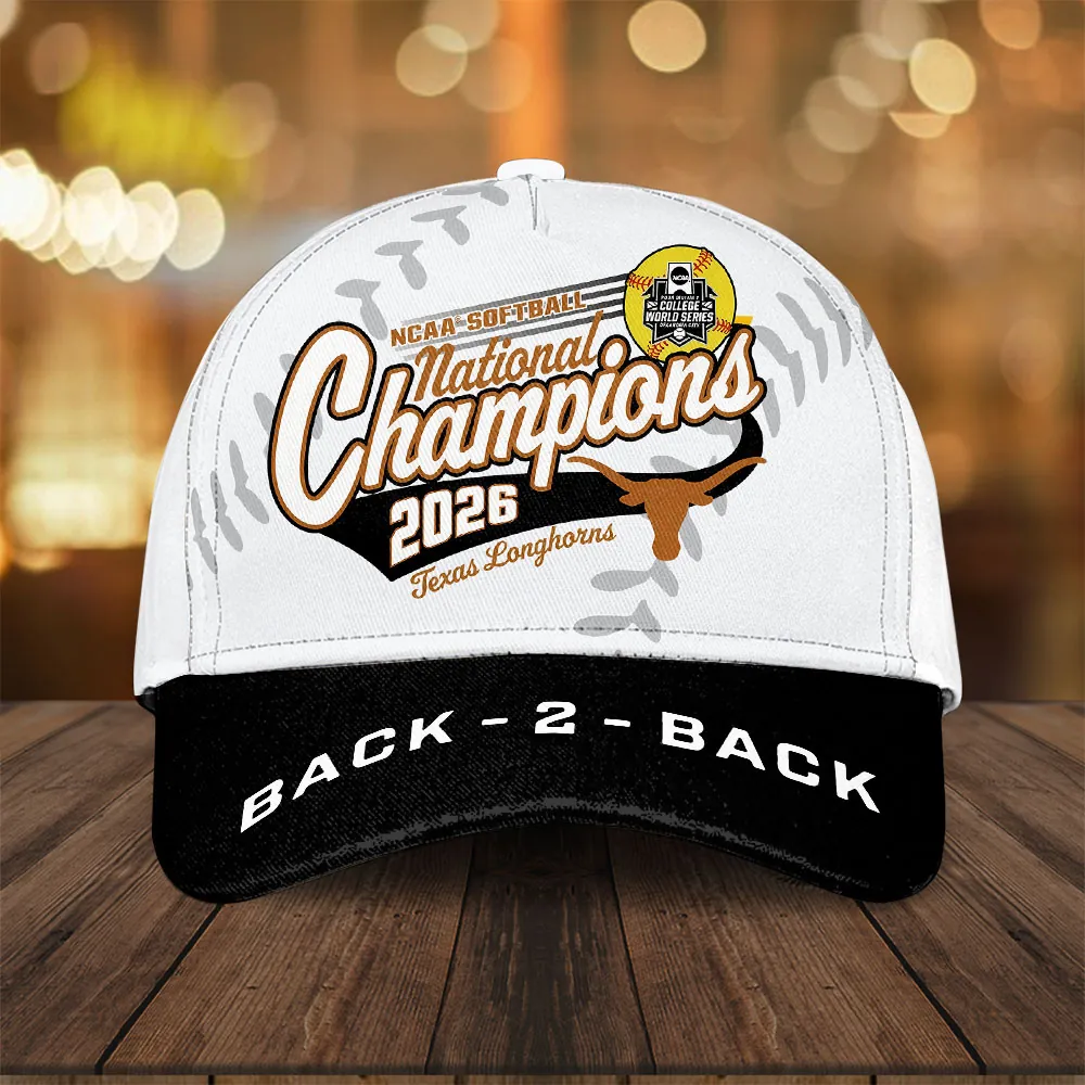 Texas Longhorns Ncaa Women Softball Champions 2026 Classic Cap