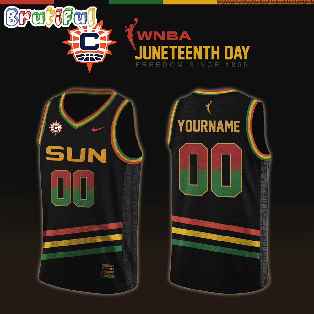 Connecticut Sun 2026 X Juneteenth Day Limited Edition Basebketball Jersey
