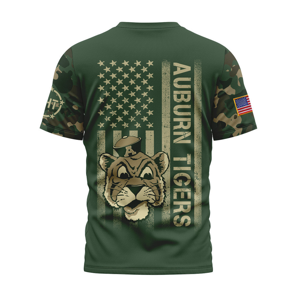 Auburn Tigers , Premium Ncaa Veteran T-Shirt Mm