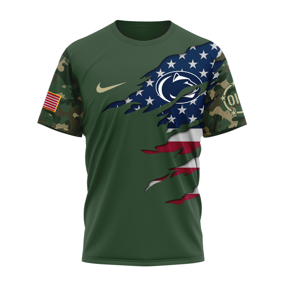 Penn State Nittany Lions , Premium Ncaa Veteran T-Shirt Mm