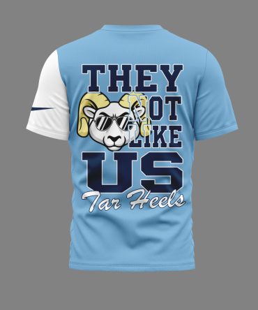 North Carolina Tar Heels , Premium Ncaa They Not Like Us Mascot Shirt Hi