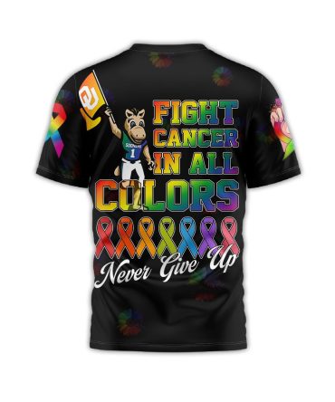 Oklahoma Sooners , Premium Ncaa Fight Cancer In All Colors 3D Shirt Mm