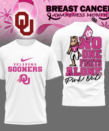 Oklahoma Sooners , Premium Ncaa Breast Cancer October T-Shirt Mm