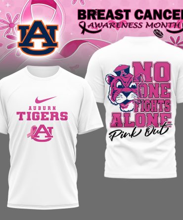 Auburn Tigers , Premium Ncaa Breast Cancer October T-Shirt Mm