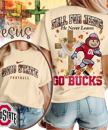 Ohio State Buckeyes , Premium Ncaa Fall For Jesus Unisex T-Shirt Mm