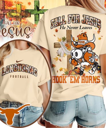 Texas Longhorns , Premium Ncaa Fall For Jesus Unisex T-Shirt Mm
