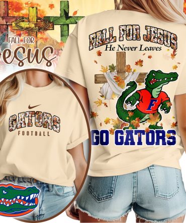 Florida Gators , Premium Ncaa Fall For Jesus Unisex T-Shirt Mm