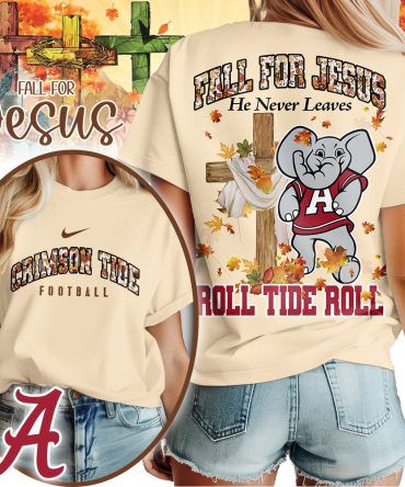 Alabama Crimson Tide , Premium Ncaa Fall For Jesus Unisex T-Shirt Mm