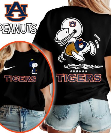 Auburn Tigers , Premium Ncaa X Peanuts Fan 3D Shirt Hi