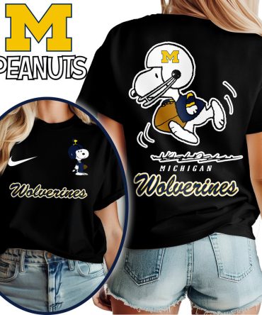 Michigan Wolverines , Premium Ncaa X Peanuts Fan 3D Shirt Hi