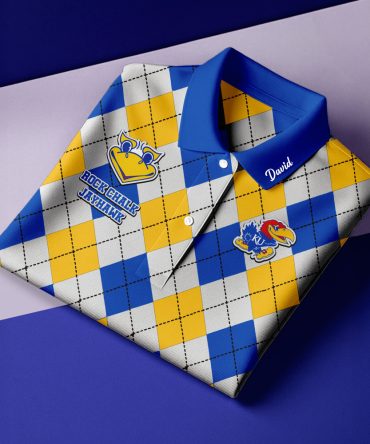 Kansas Jayhawks , Premium Ncaa Men Polo Shirt Td