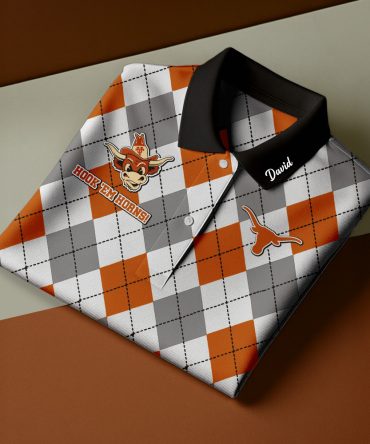 Texas Longhorns , Premium Ncaa Men Polo Shirt Td
