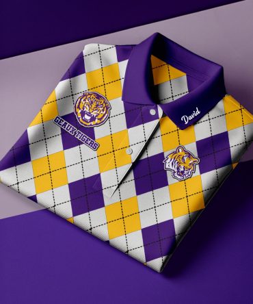 Lsu Tigers , Premium Ncaa Men Polo Shirt Td