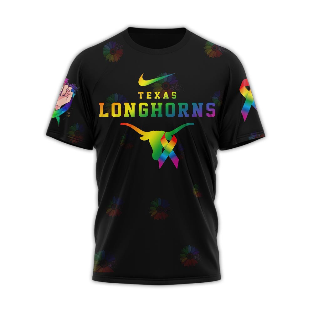 Texas Longhorns , Premium Ncaa Fight Cancer In All Colors 3D Shirt Mm