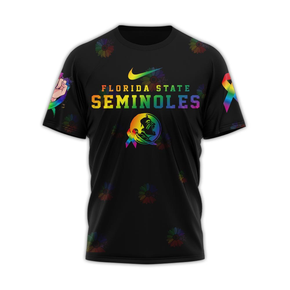 Florida State Seminoles , Premium Ncaa Fight Cancer In All Colors 3D Shirt Mm
