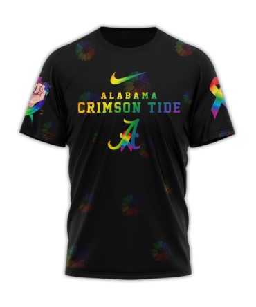 Alabama Crimson Tide , Premium Ncaa Fight Cancer In All Colors 3D Shirt Mm