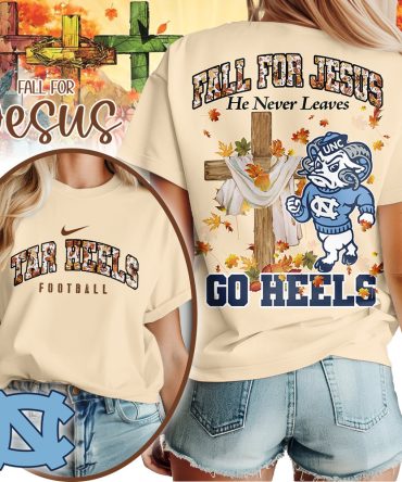 North Carolina Tar Heels , Premium Ncaa Fall For Jesus Unisex T-Shirt Mm