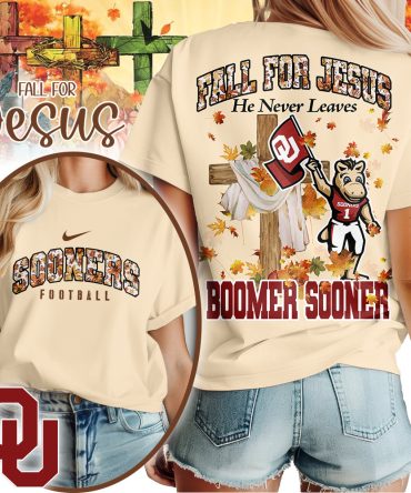 Oklahoma Sooners , Premium Ncaa Fall For Jesus Unisex T-Shirt Mm