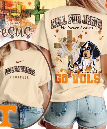Tennessee Volunteers , Premium Ncaa Fall For Jesus Unisex T-Shirt Mm