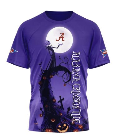 Alabama Crimson Tide , Premium Ncaa Halloween The Nightmare 3D Shirt Ny