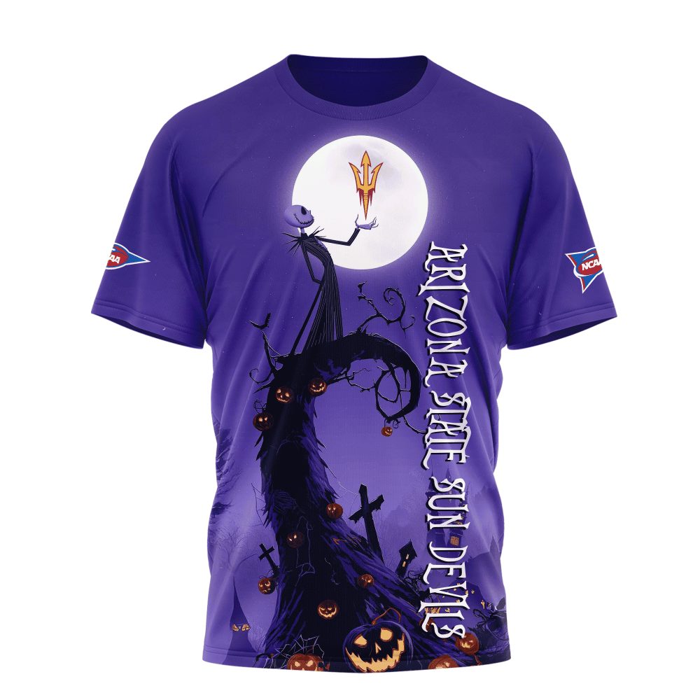Arizona State Sun Devils , Premium Ncaa Halloween The Nightmare 3D Shirt Ny
