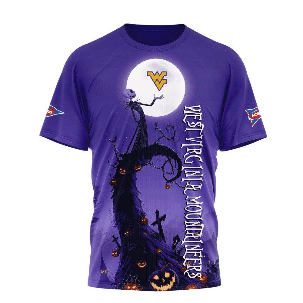 West Virginia Mountaineers , Premium Ncaa Halloween The Nightmare 3D Shirt Ny